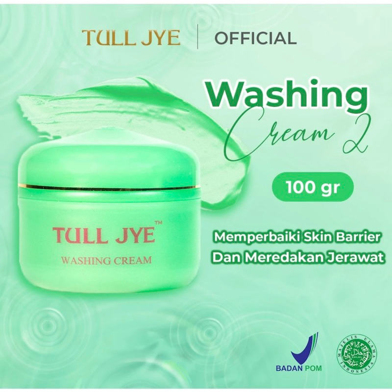 TULL JYE WASHING CREAM | TULL JYE SABUN WAJAH HIJAU | TULL JYE SABUN WAJAH | TULL JYE