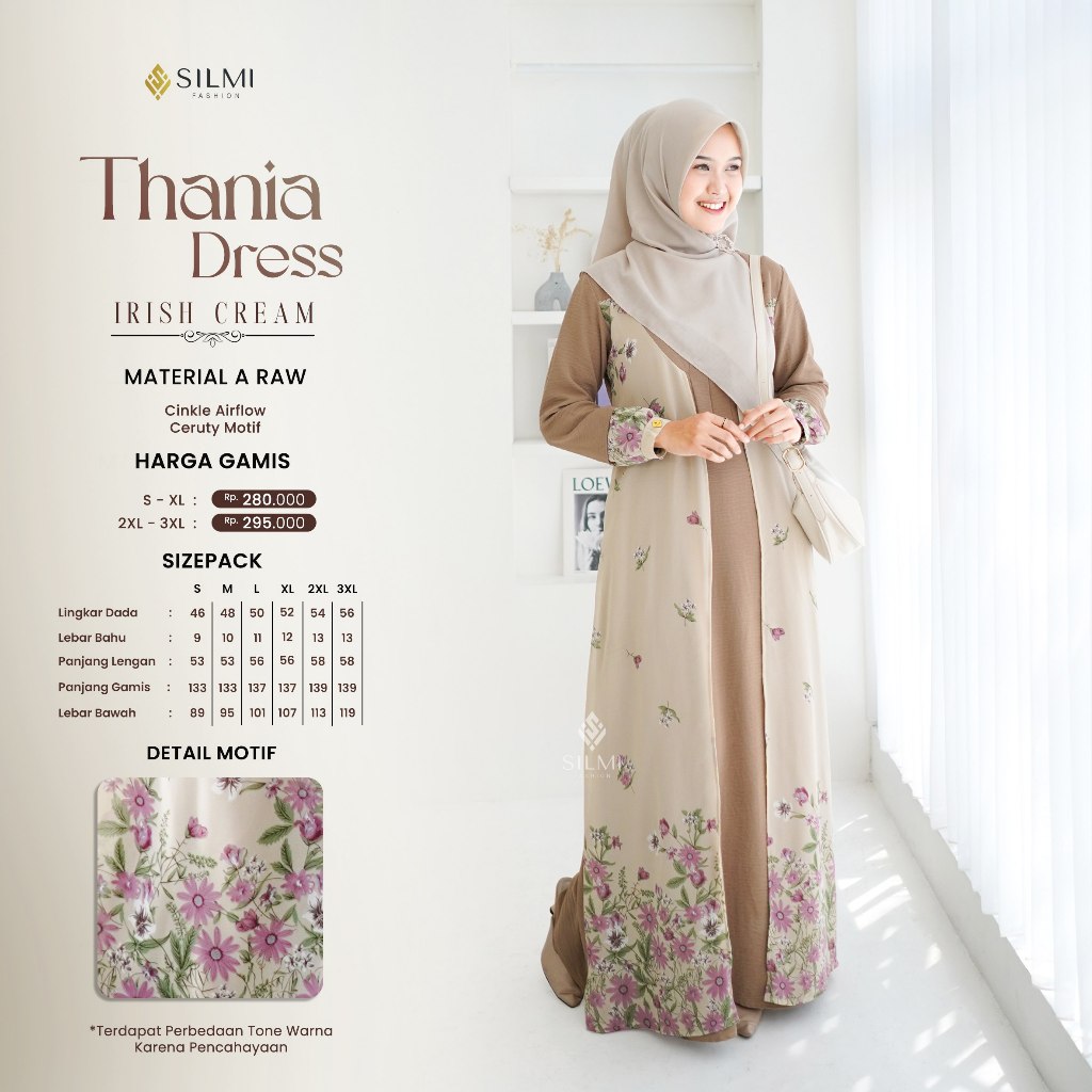 promo terbaru khadijah store gamis couple pasangan - nathan thania baju kondangan couple pasangan -