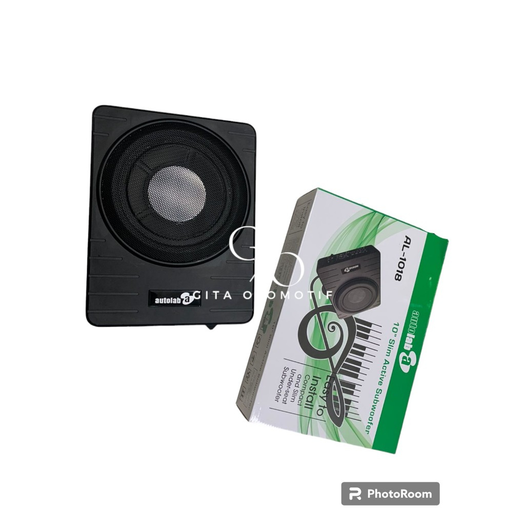 Subwofer kolong AUTOLAB AL-1018 Subwofer Aktif Kolong underseat Slim