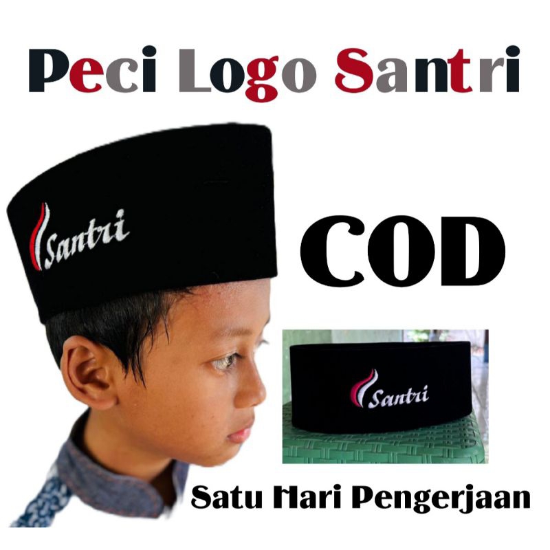 peci hitam SANTRI