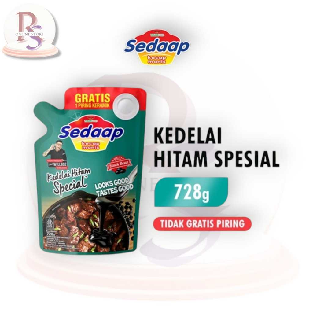 

Sedaap Kecap Manis Kedelai Hitam Spesial Pouch 728 gr