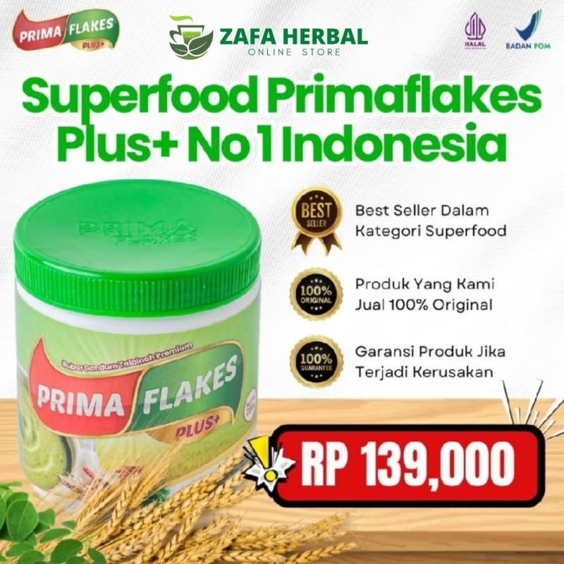 

❤️Ready❤️ PRIMAFLAKES PLUS + Bubur Sereal Gandum Pengganti Makan Atasi Asam Lambung Maag Gerd