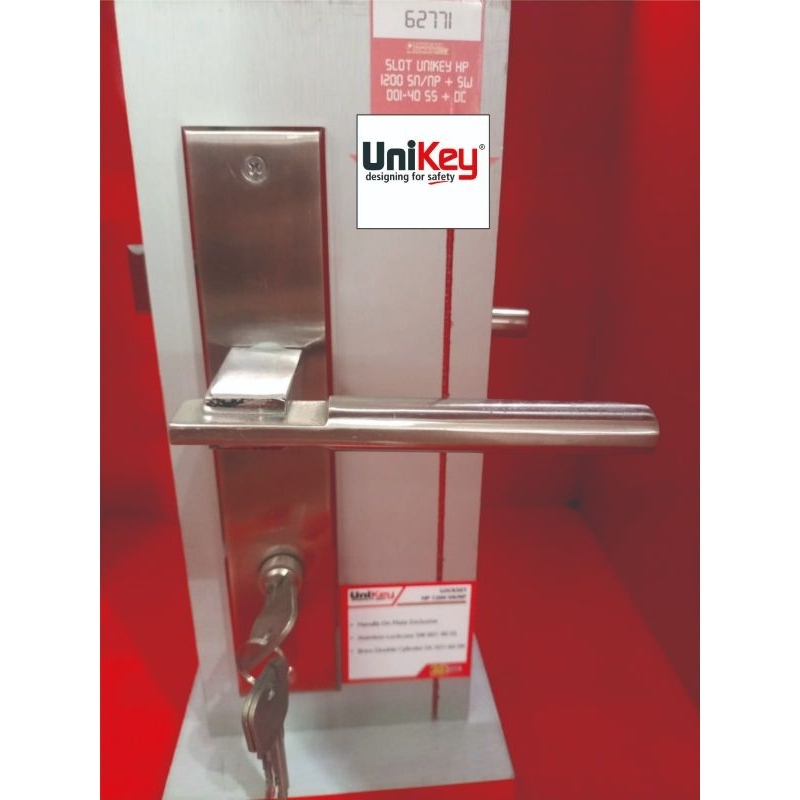 SLOT PINTU UNIKEY HP 1200 SN/NP + SW 001-40 SS +DC 021-60 SN