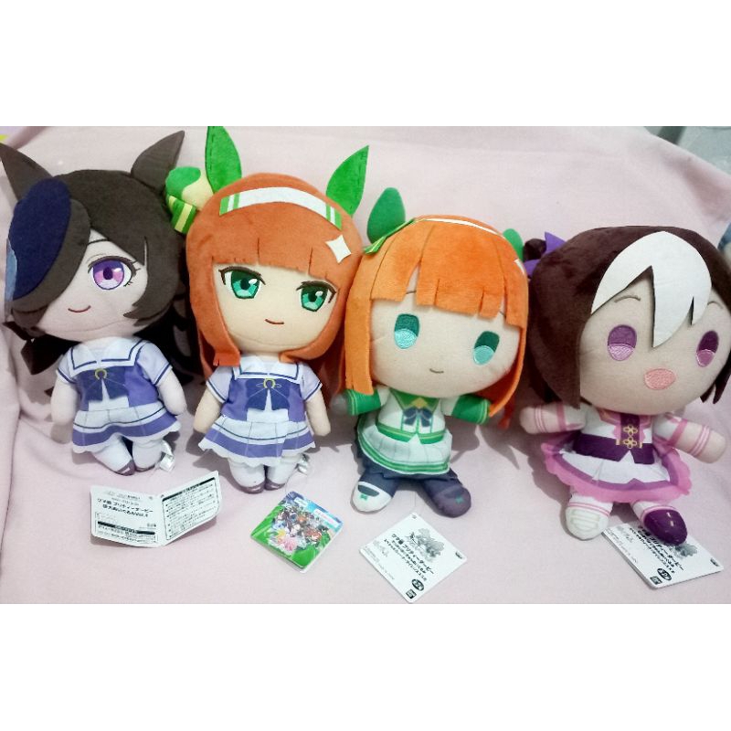 Uma Musume BIG Plush Nuigurumi Furyu Formates - Tokai Teio Rice Shower Tamamo Cross Oguri Cap Silenc