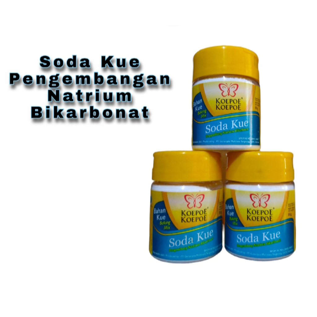 

KOEPOE KOEPOE Soda Kue / Baking Powder / Pengembang Kue / Pengembang Natrium Bikarbonat / Bahan Kue Baking Mix