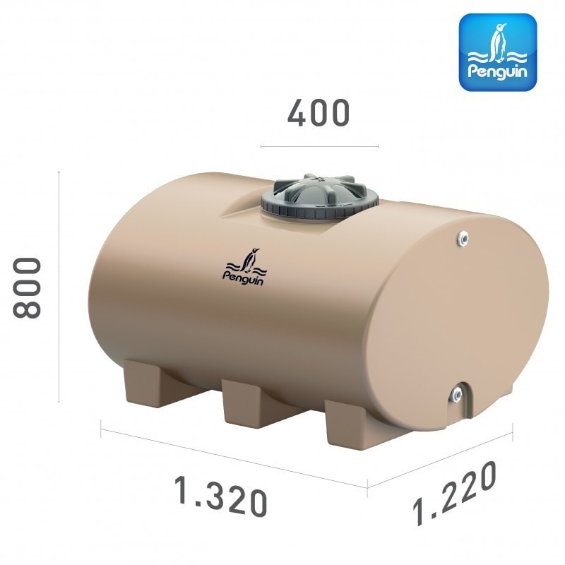 Penguin Tangki Air TH 100 Kapasitas 970 Liter Horizontal Tank