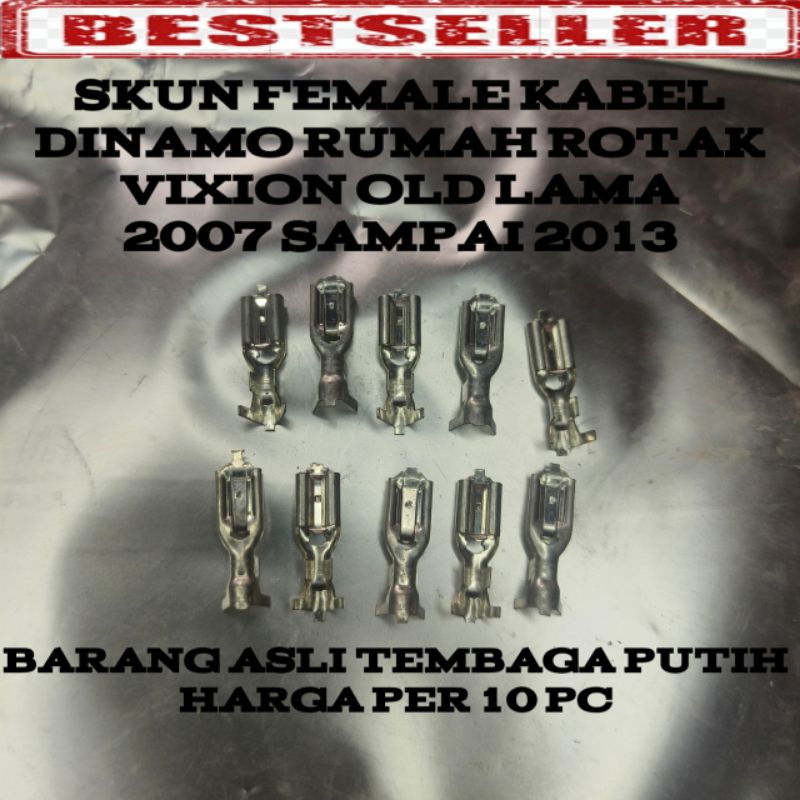 10 PC SKUN TEMBAGA KABEL RUMAH DINAMO DINAMO ROTAK POMPA BENSIN FUEL PUMP VIXION OLD LAMA 2007 SAMPA