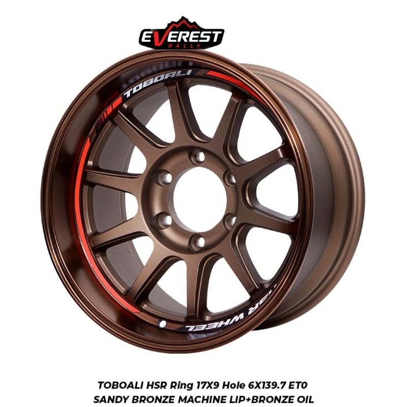 VELG HSR TOBOALI R17 FOR:PAJERO.FORTUNER DLL