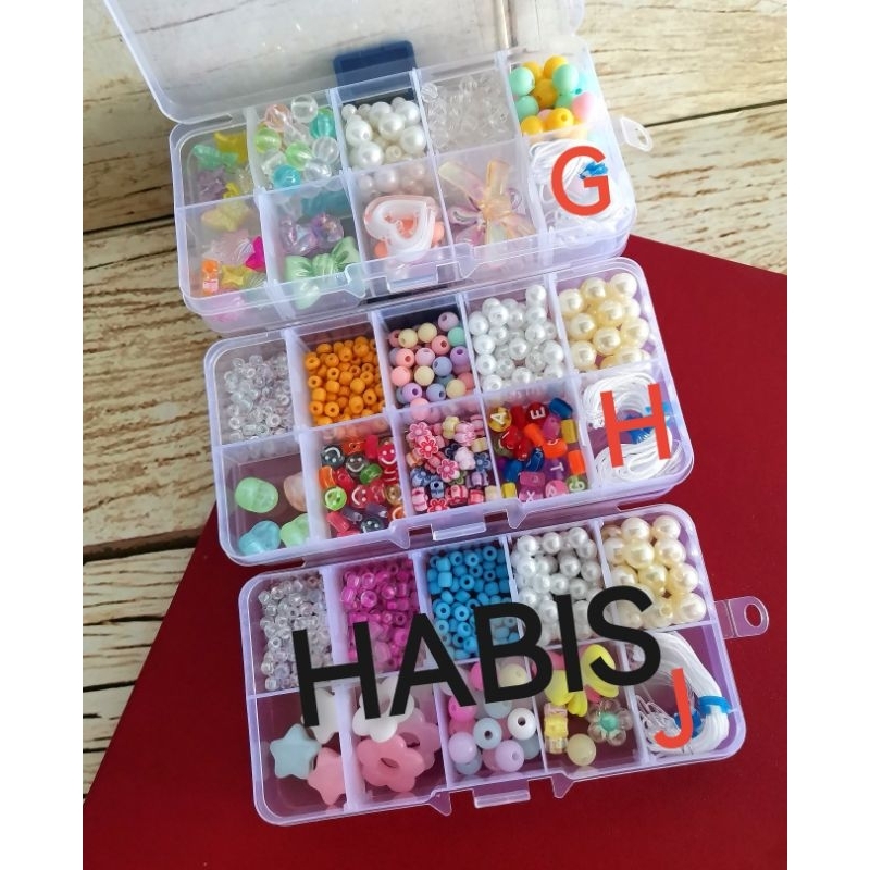 DIY premium manik meronce strap HP / gelang