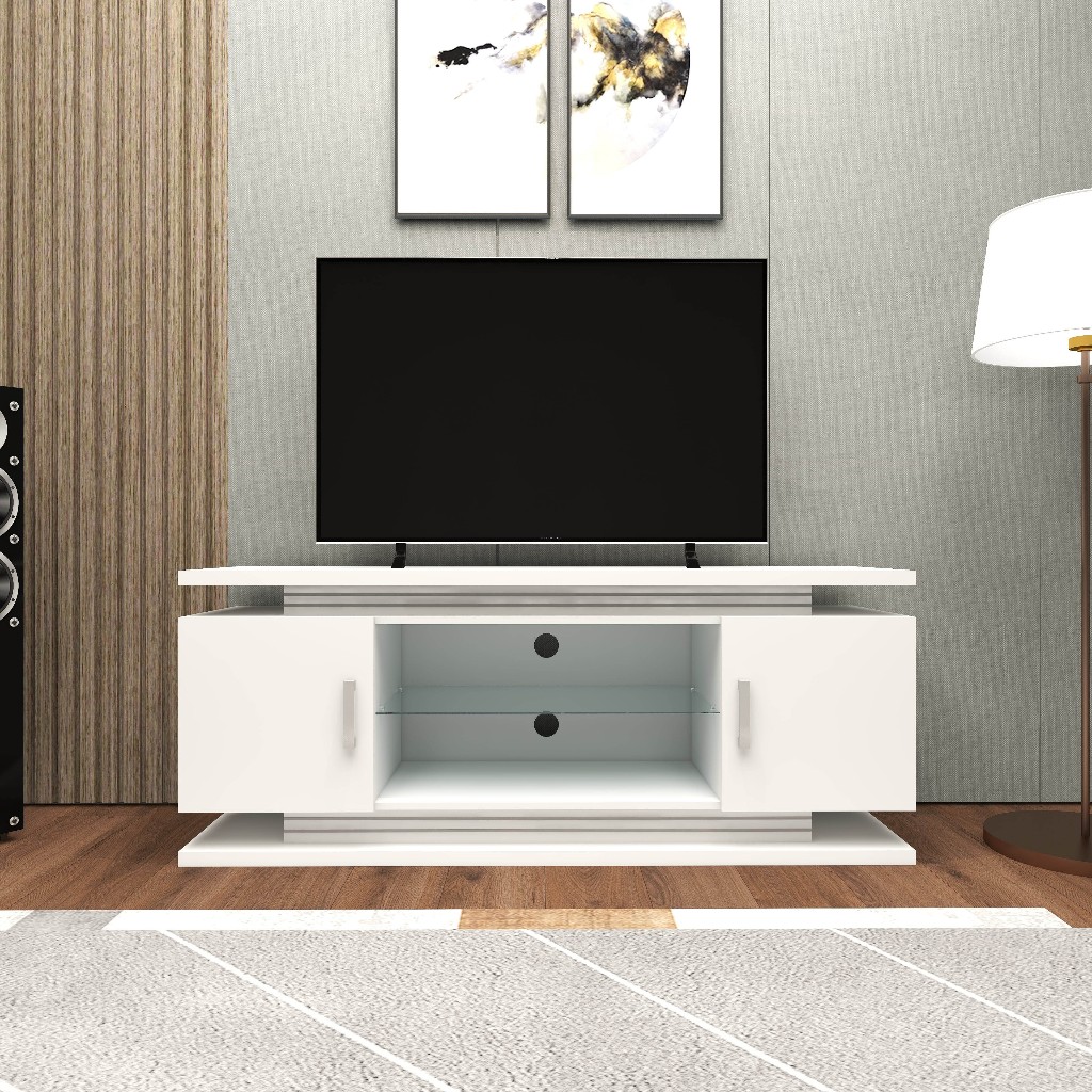 Super Meja TV Minimalis Putih | AV 850