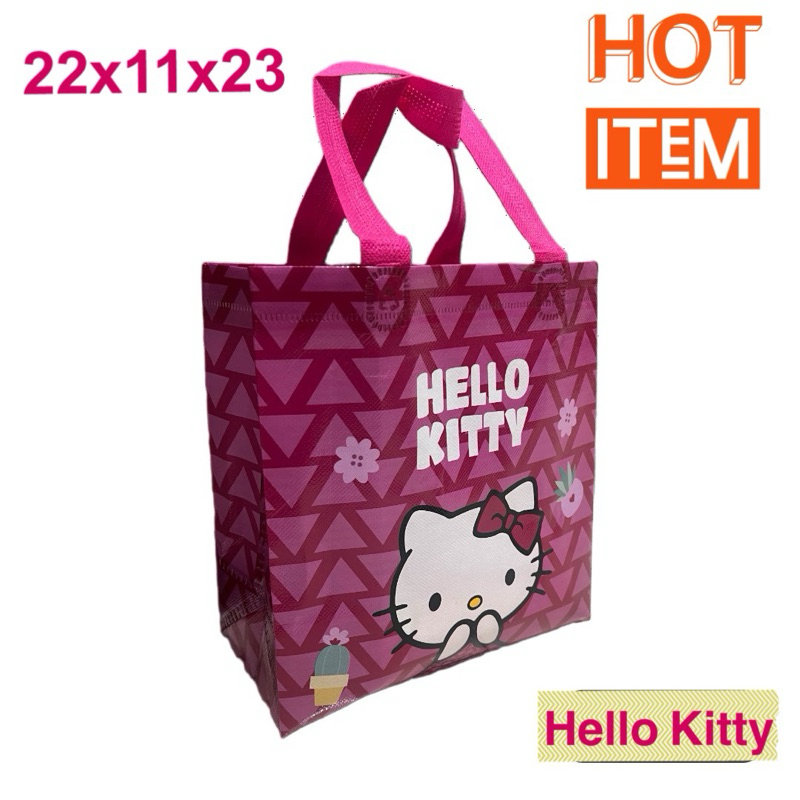 (1 lusin) TAS ULANG TAHUN KARAKTER SANRIO Hello Kitty / TAS ULTAH SANRIO HELLO KITTY Hello Kitty/ GO