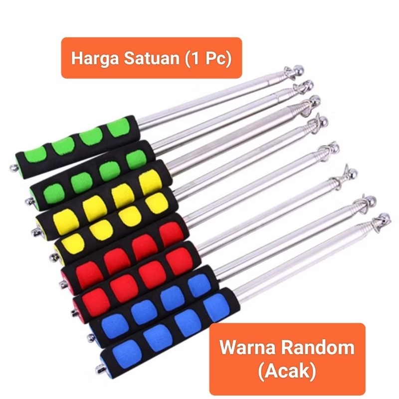 Tongkat Bendera Tour Leader Teleskopik / Tiang Bendera Telescopic / Tongkat Stick Mini portable