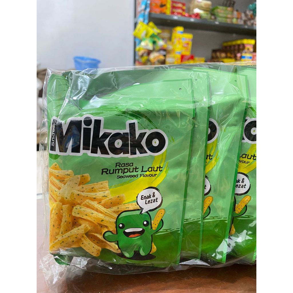 

Mikako Snack Rasa Rumput Laut isi 10 Bks