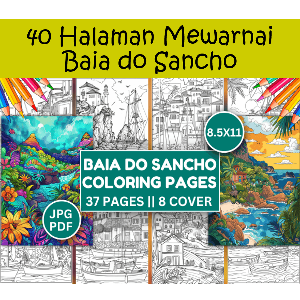 40 Halaman Mewarnai Baia do Sancho