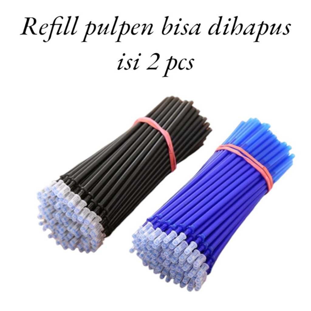 

REFILL ERASABLE GEL PEN 2 PCS / ISI ULANG PULPEN GEL BISA DIHAPUS. TERMURAH