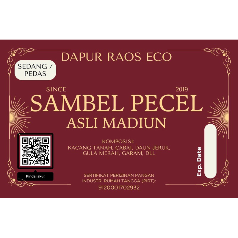 Sambel Pecel Asli Madiun