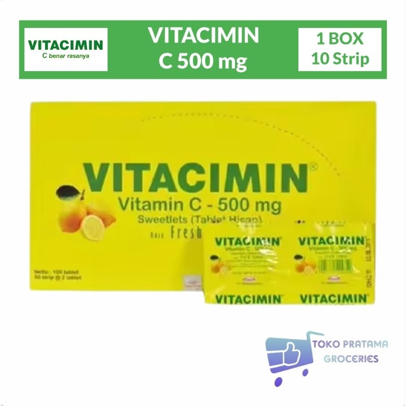 VITACIMIN C 500 mg 1 BOX ISI 10 STRIP