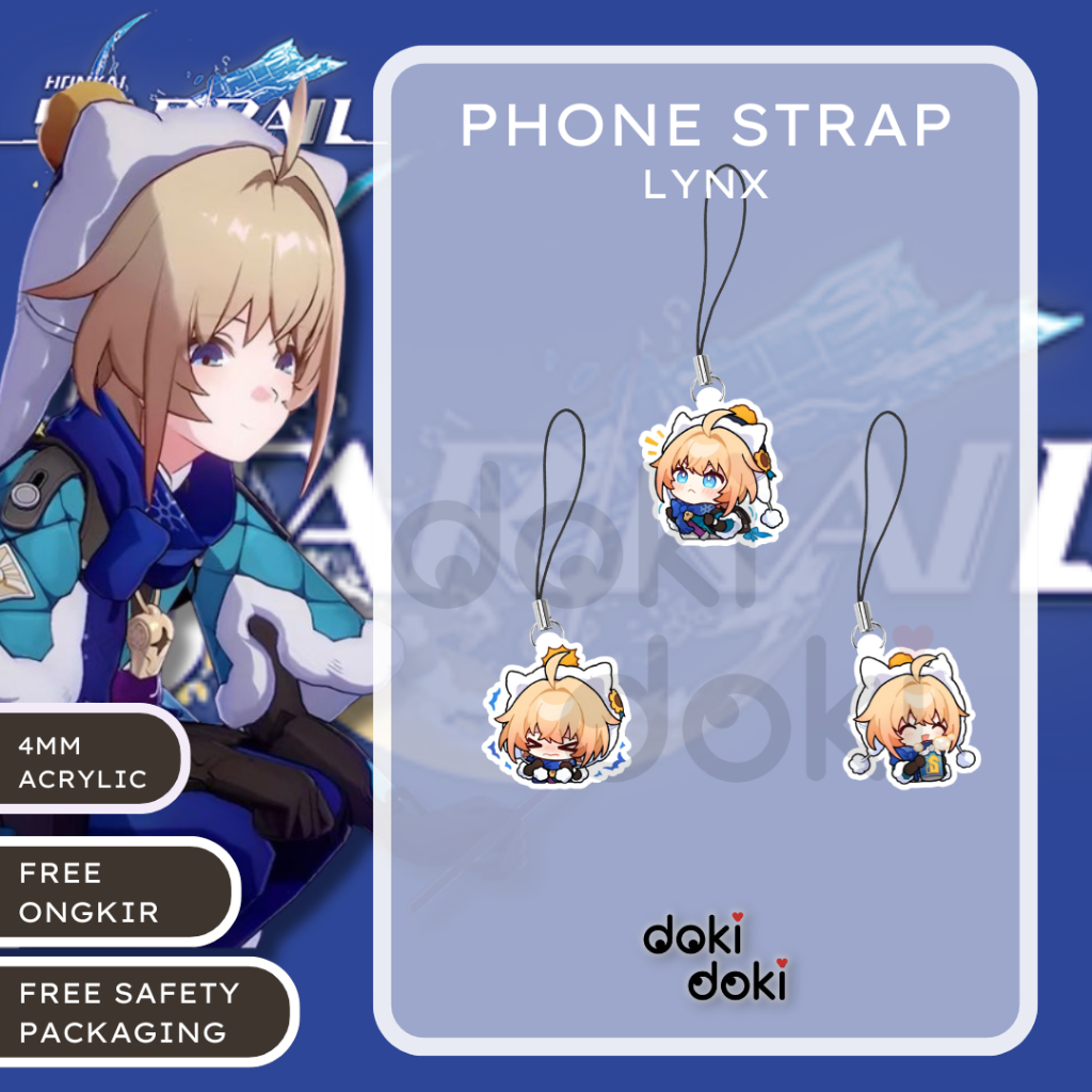 PHONE STRAP HP LYNX HONKAI STAR RAIL