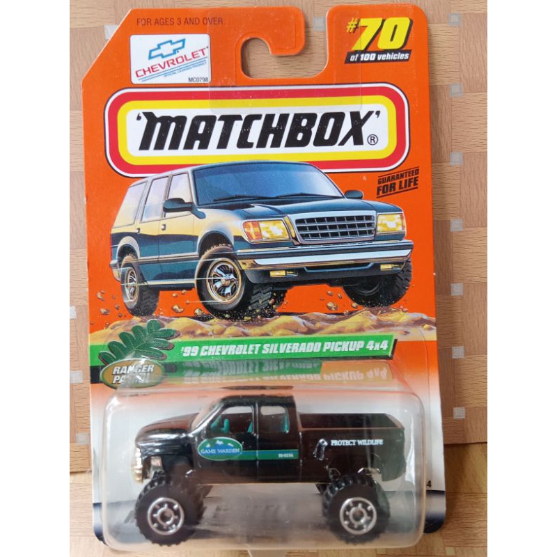 MATCHBOX 99 CHEVROLET SILVERADO PICKUP 4X4