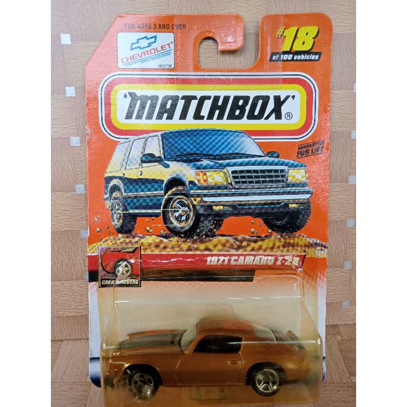 MATCHBOX 1961 CAMARO Z 28