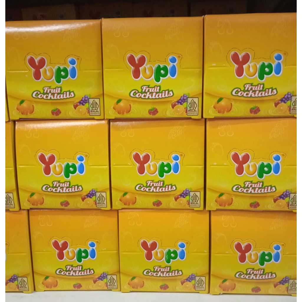 

YUPI FRUIT COCKTAILS 12 sachet per box