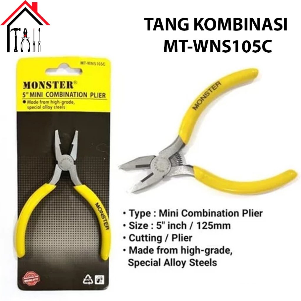 MYTOOLS TANG KOMBINASI MT-WNS105C / TANG MONSTER 5" / TANG POTONG