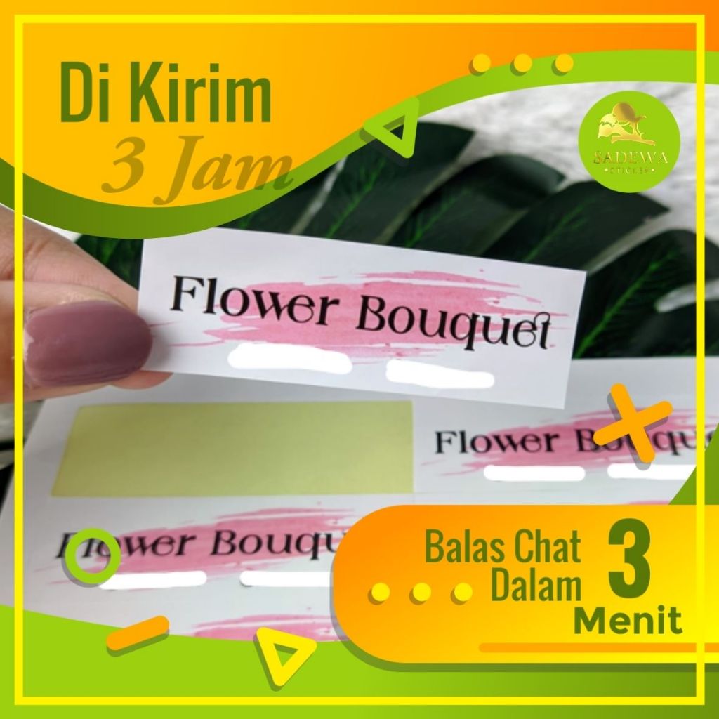 

Cetak Stiker Chromo Kotak Persegi SPC 1 8-15 Label Logo Print Sticker Custom Kemasan Termurah