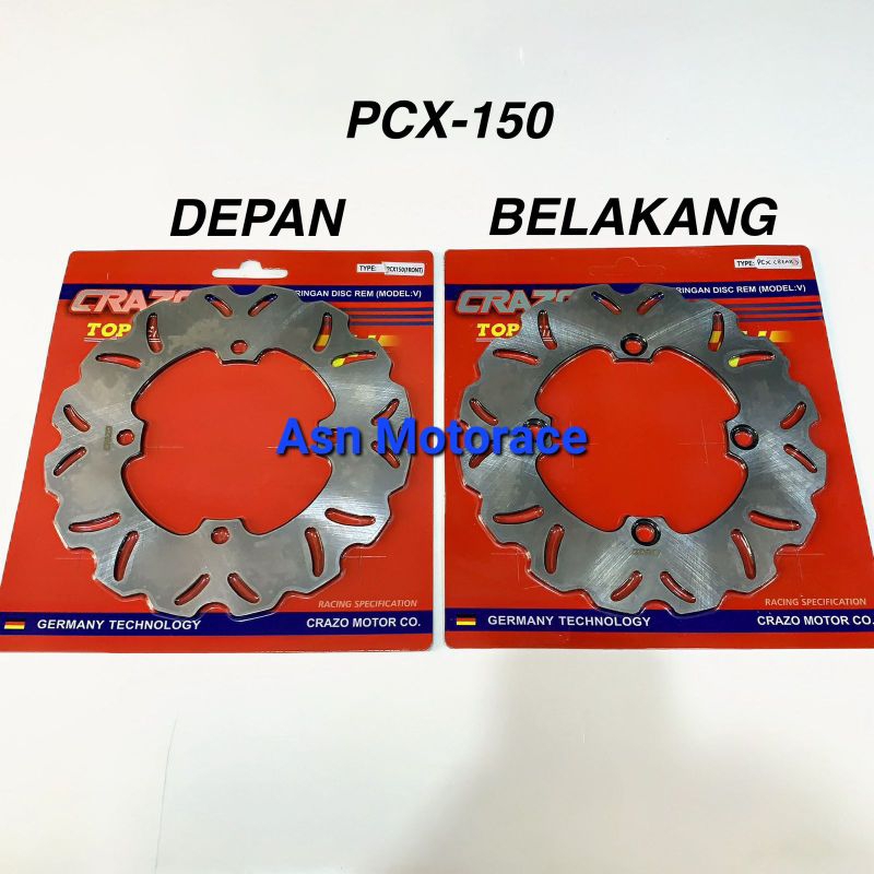 PIRINGAN CAKRAM DEPAN BELAKANG PCX 150 PIRINGAN CAKRAM DISC REM DEPAN PCX 150