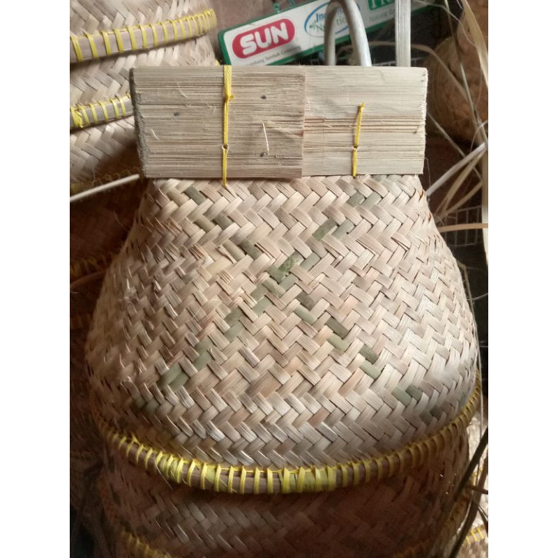 Bakul nasi wakul Bambu kecil Boboko Kecil Boboko bambu Wadah nasi Anyaman bambu mini