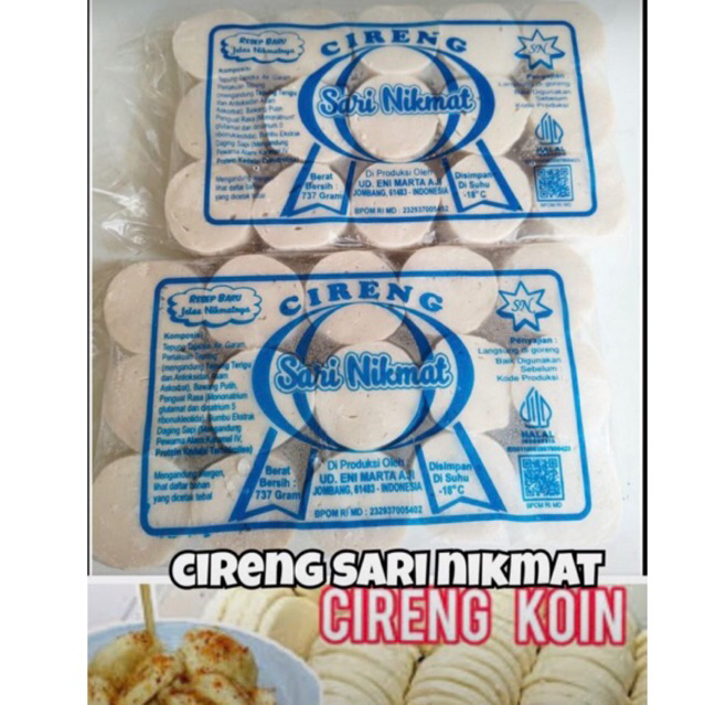 

Cireng saru nikmat 737gr