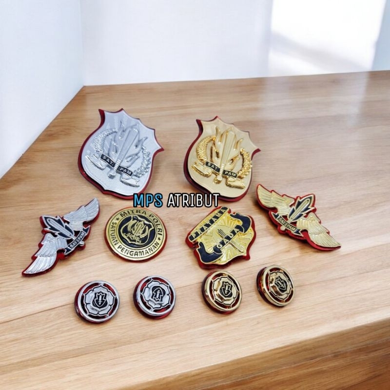 ATRIBUT SATPAM / PIN GADA PRATAMA SATPAM / PIN GADA MADYA SATPAM / PIN GADA UTAMA SATPAM / PIN MITRA