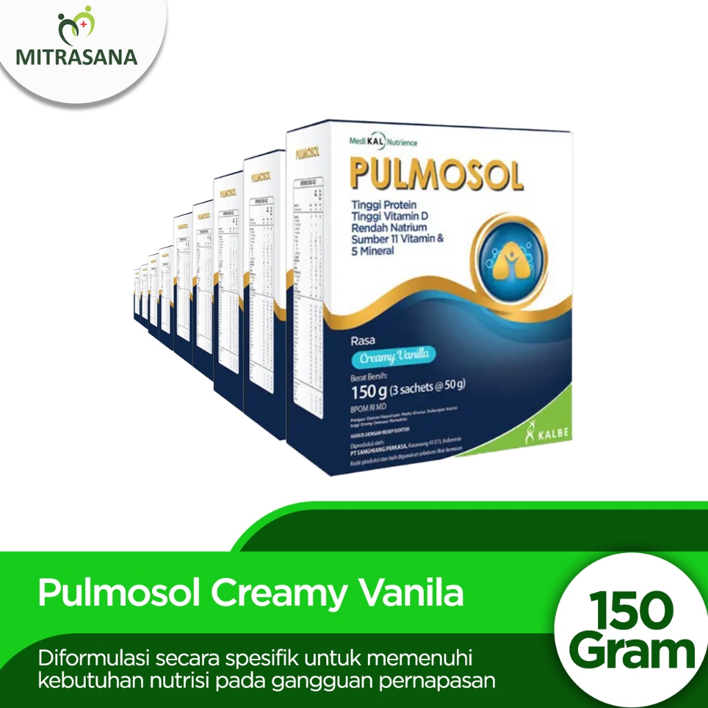 

Bundle 10 Box Pulmosol - Susu Nutrisi Kesehatan Pernapasan