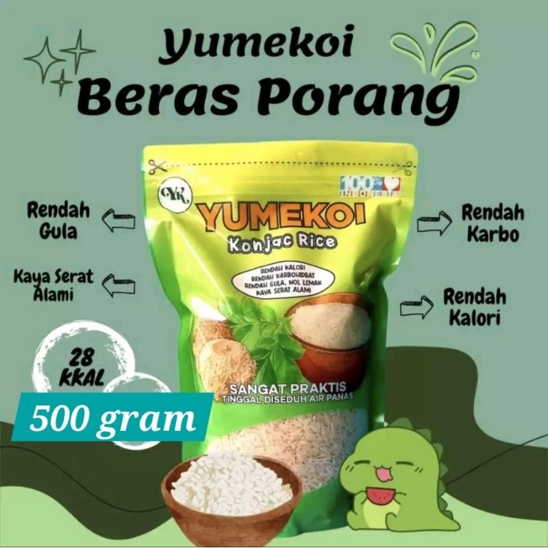 

Beras porang gluten free curah asli tanpa campuran murah 1 kg