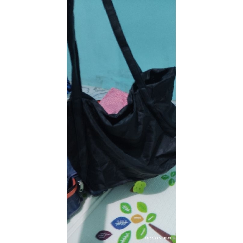 Preloved Tote Bag Nylon Mix Kulas
