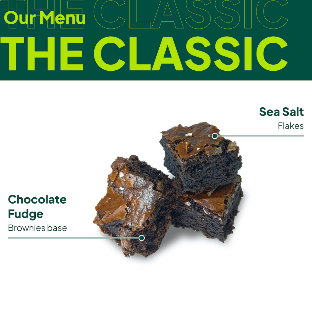 

Gael's The Classic Fudgy Brownies | Dengan Dark Chocolate Couverture 56-65%