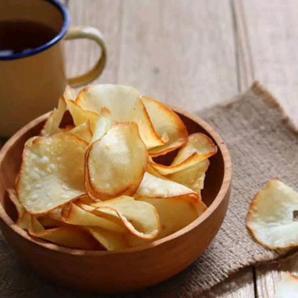 

500 gram Keripik Singkong Asin / Keripik Pohong Asin