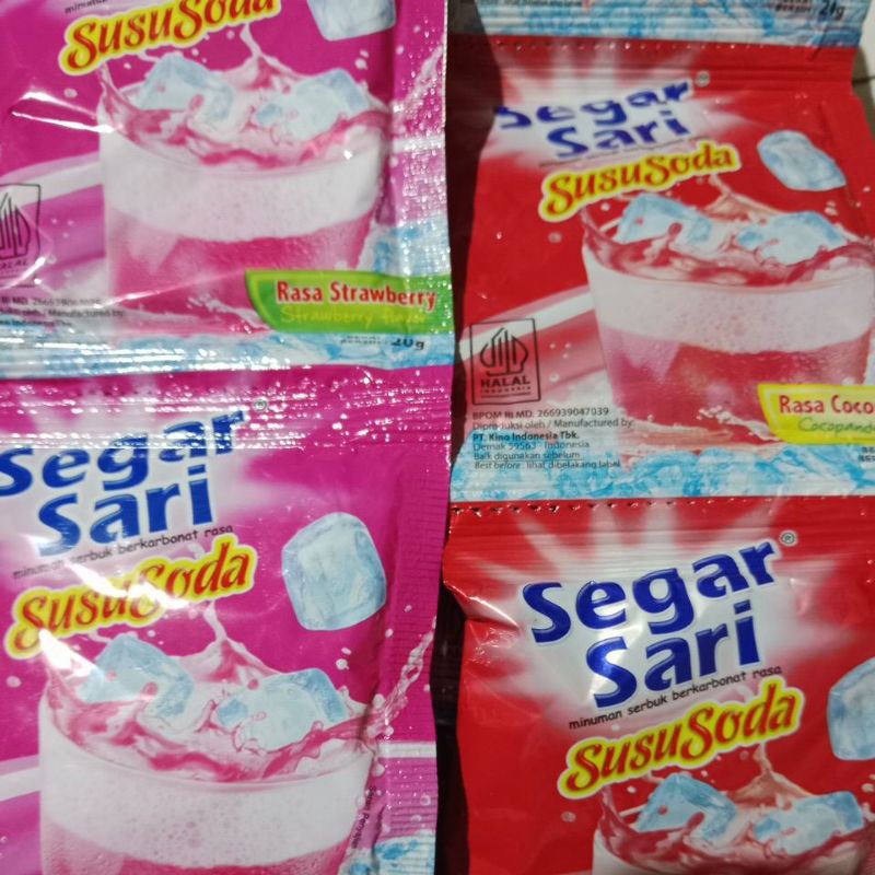 

[20 gram x 10] segar sari susu soda