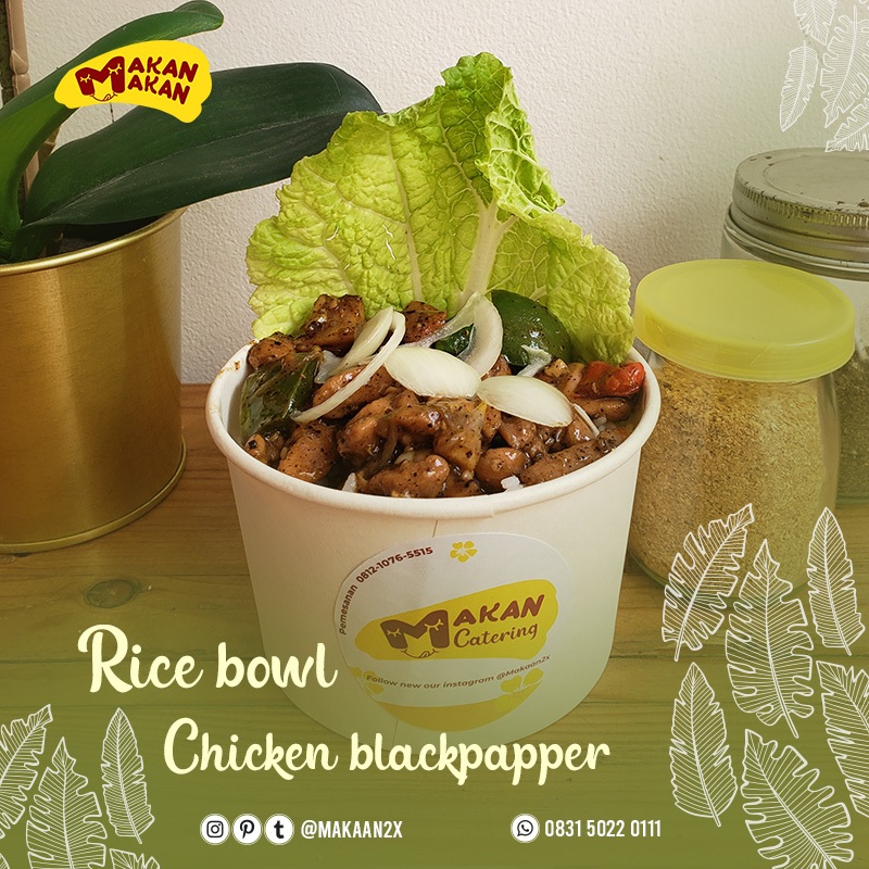 

Rice Bowl Super Hemat Banyak Pilihan Lauk