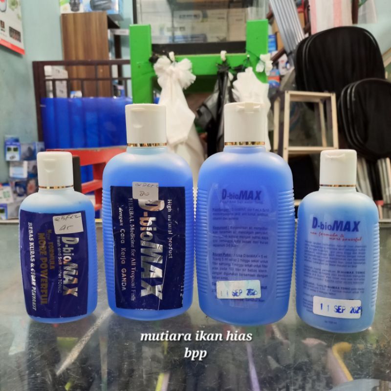 Bakteri Starter Cair D-Bio Max Pupuk Cair Herbal Medicine For Tropical Fish Aquarium Aquascape