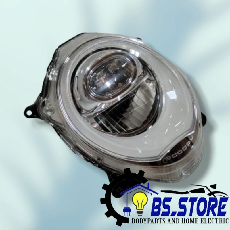 REFLEKTOR LAMPU DEPAN + LED SCOOPY PRESTIGE K2F 2020-2024 | HEAD LAMP LED SCOOPY K2F PRESTIGE 2020-2