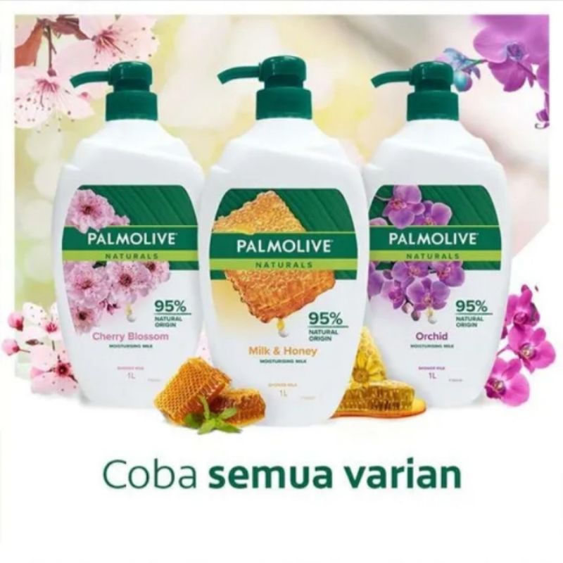 Palmolive  Body Wash / Palmolive Sabun Mandi Cair (1 Liter)