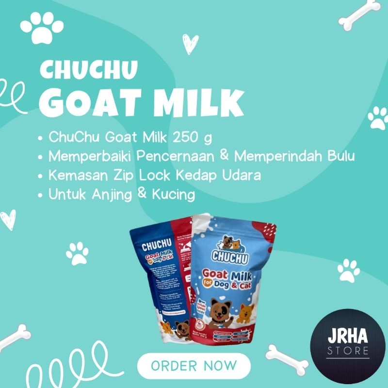 

ChuChu Goat Milk 250g - Susu Kucing & Anjing