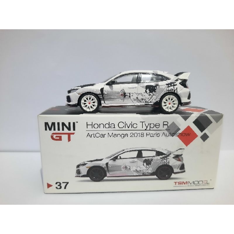 Mini GT Honda Civic Type R ArtCar Manga 2018 Paris Autoshow