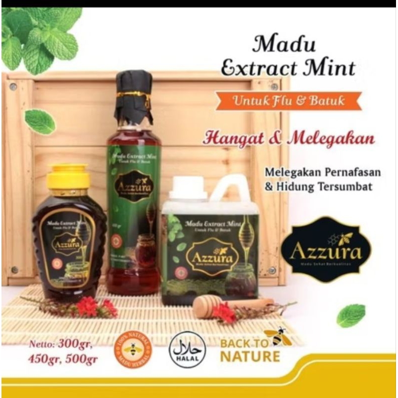

Madu azzura-madu extract mint madu obat batuk dan pilek