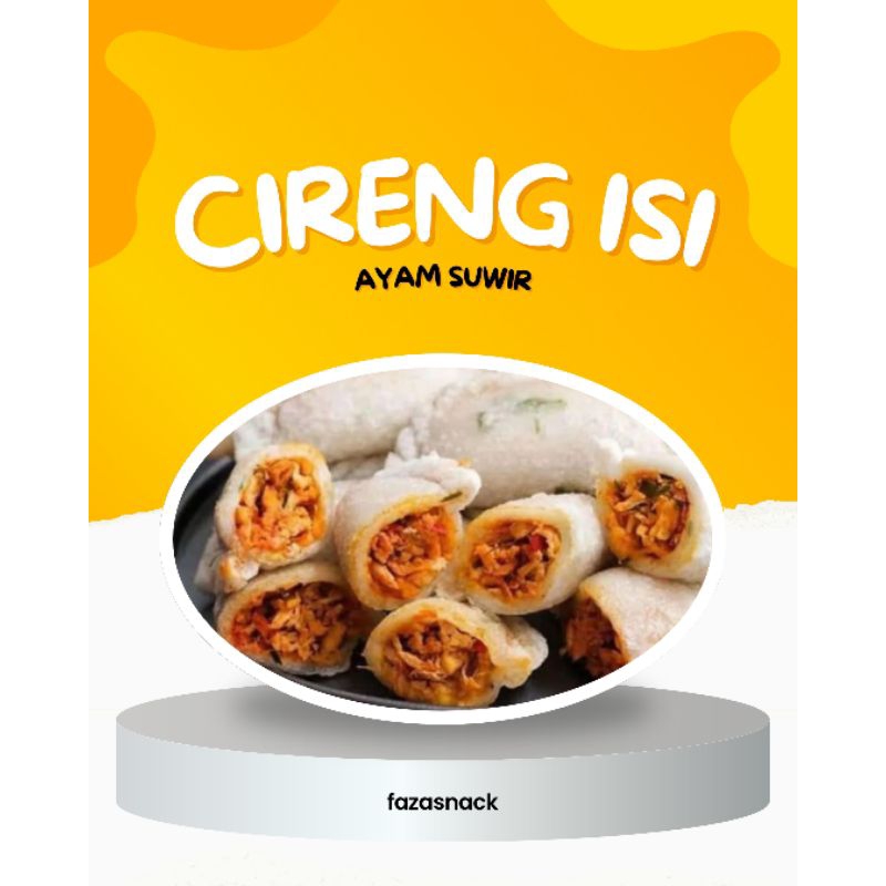 

CIRENG ISI AYAM SUWIR PEDAS MERCON