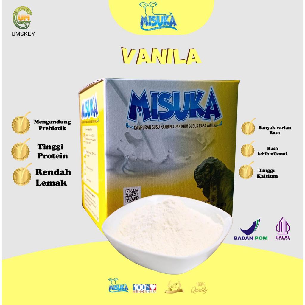 

Susu Kambing Bubuk MISUKA VANILA