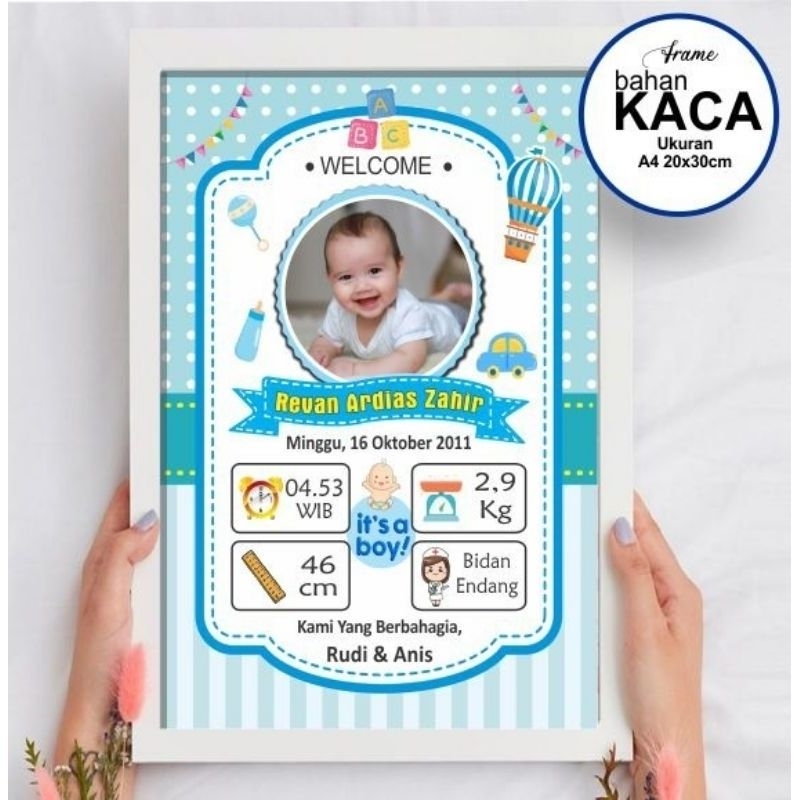 paket Cetak foto + figura kaca ukuran A4 20*30cm bagus