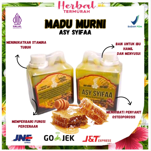 

MADU MURNI PURE HONEY ASY SYIFA 500GRAM|MADU KALIMANTAN MENINGKATKAN STAMINA TUBUH ORIGINAL