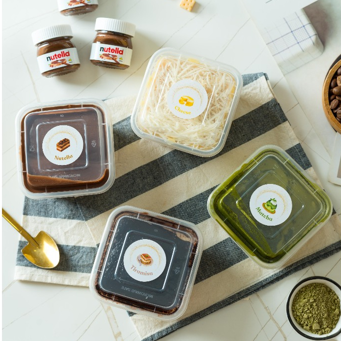 

Cake Jars | Dessert box | Melted cake Nutella Tiramisu Matcha Cheese