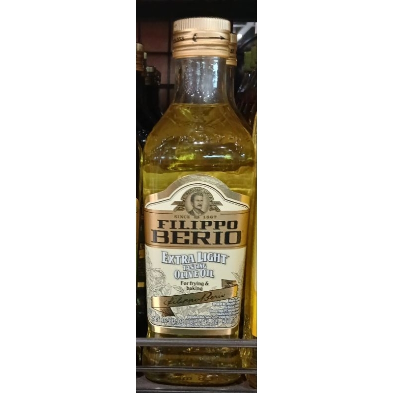 

FILIPPO BERIO Extra Light Tasting Olive Oil Minyak Zaitun 500ml - LM